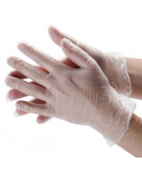 (علبة قفازات فينيل بدون بودرة (70 قفاز/العبوة